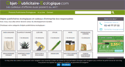 Desktop Screenshot of objet-publicitaire-ecologique.com